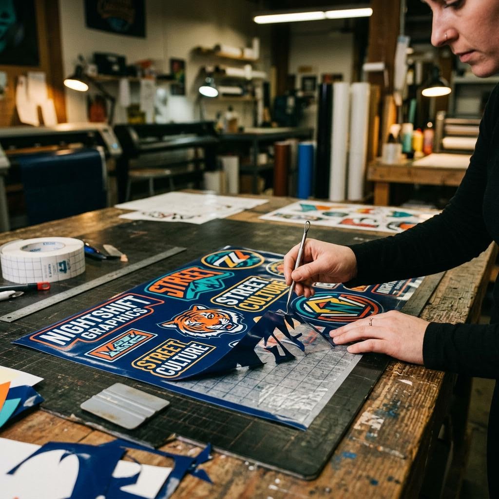 Custom Decal Printing printed graphic sample